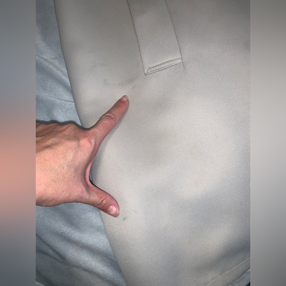 Lee Wald Men's taupe beige Coat Brown faux fur lapels Collar vintage 42 car coat - Picture 5 of 8